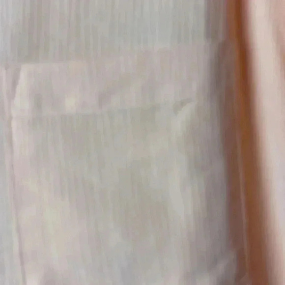 CARIBBEAN MENS SOZE LARGE BUTTON DOWN SHIRT PEACH COLOR CRINKLE LOOK CLEAN - Picture 6 of 12